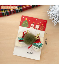 Christmas Hair Clips & Ties - Cute Festive Hair Decorations and Ornaments Hair Clips Hair Ties