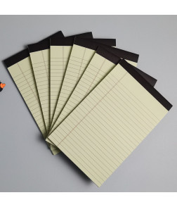 Ruled Notepad Easy-Tear: Student Vocabulary Book, Ruled Colored Notebook, Memo & Scratch Pad 12.7x20.3cm 