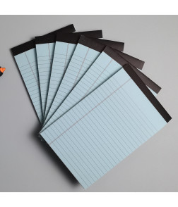 Ruled Notepad Easy-Tear: Student Vocabulary Book, Ruled Colored Notebook, Memo & Scratch Pad 21.6x27.8cm 