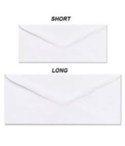 White envelope (short)
